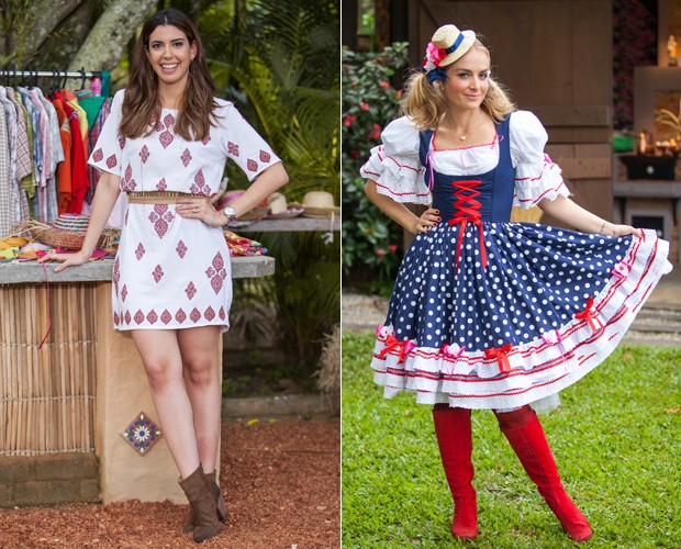 vestido caipira infantil
