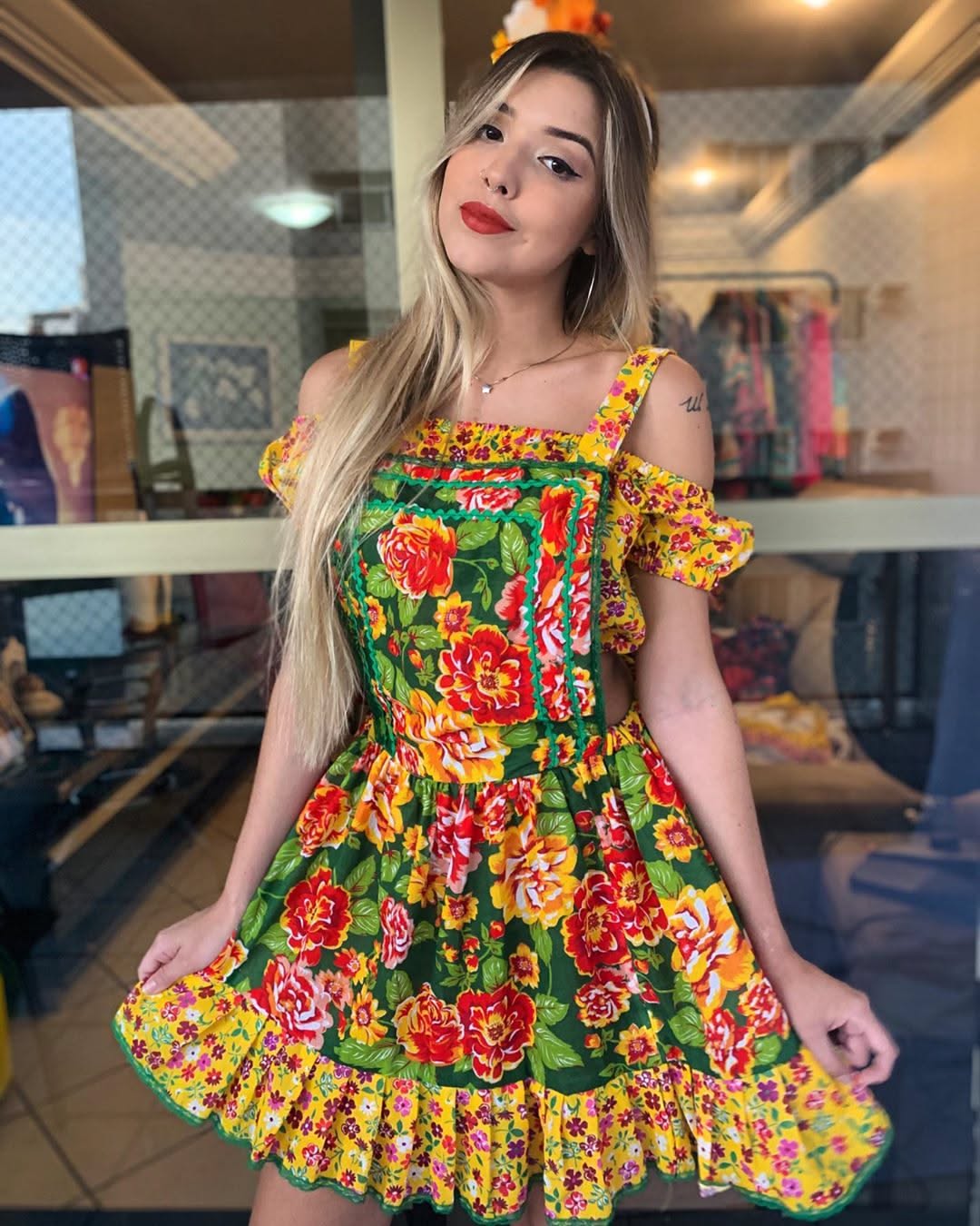 vestido junino