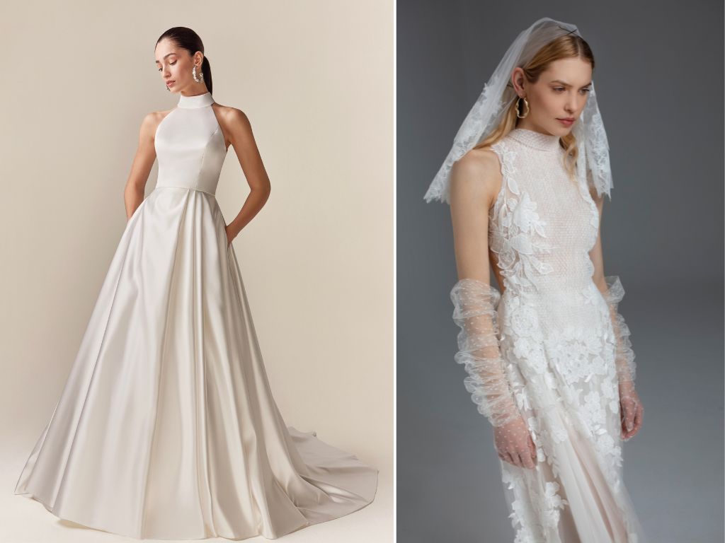 vestido de noiva decote canoa