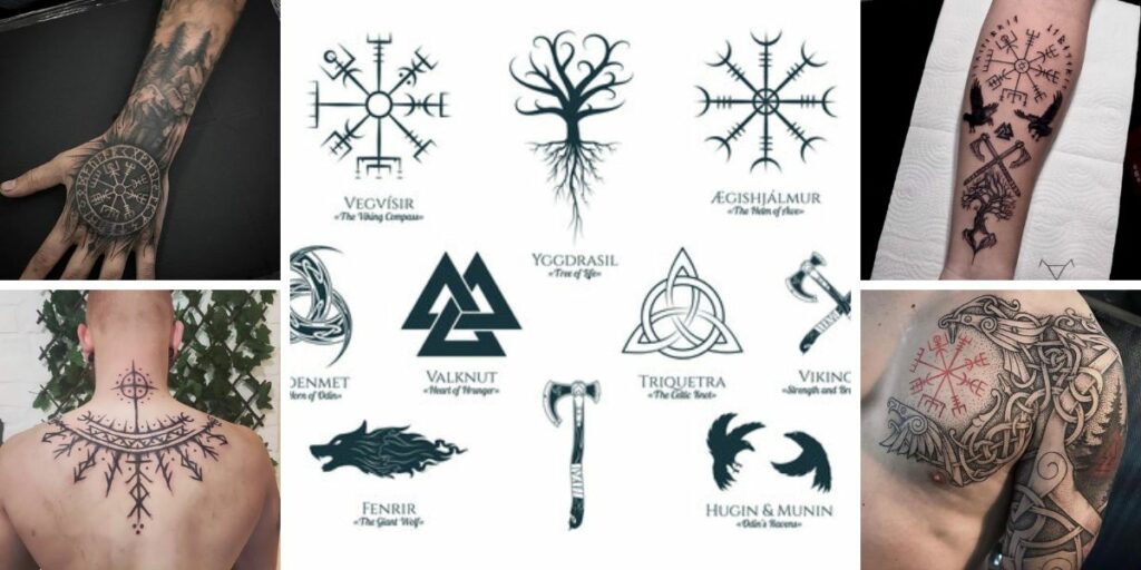 tatuagem de serpente viking