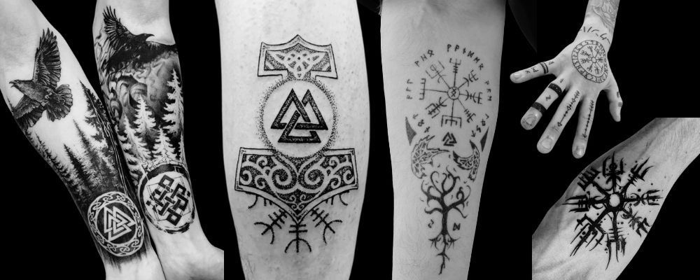 tatuagem de navio viking
