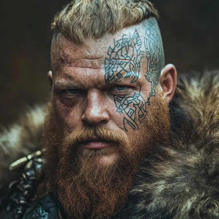 tatuagem de lobo viking